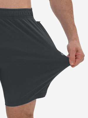 Breathable Running Shorts with 4 Zipper Pockets