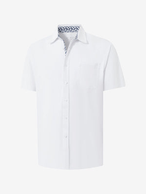 Cool Print Plain Button Up Shirts
