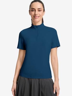 Women's Breathable 1/4 Zip Pullover Golf Shirts