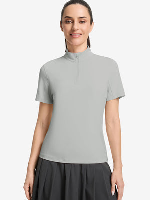 Women's Breathable 1/4 Zip Pullover Golf Shirts