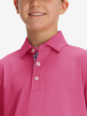 Polos deportivos de niño de secado rápido (tejido liso)