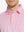 Model front view from nose to chest in ROSE Elegant Performance Jacquard Polo