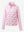 Women's lightweight fleece-lined puffer jacket in light pink, clean 3D front view with a modern shape.