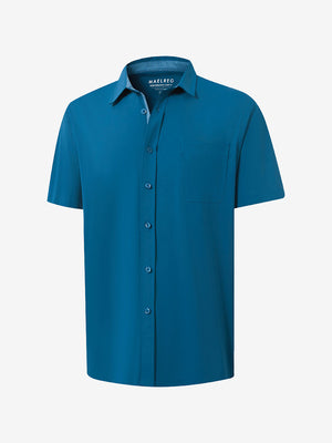 Cool Print Plain Button Up Shirts