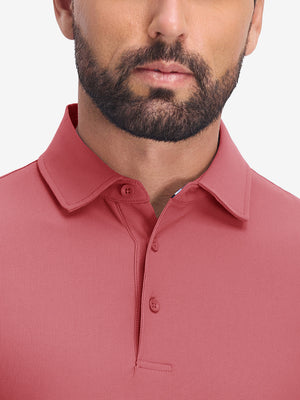 Polos de golf con cuello y textura de gofre Dry Fit