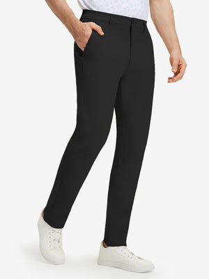 Stretch Cotton Golf Trousers with 5 Pockets