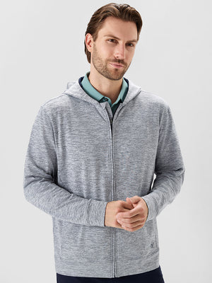Texture Fleece Lined Golf Hooded Jacket