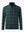 Front 3D view of full print lightweight quarter zip pullover, clean shape with vibrant dark plaid design