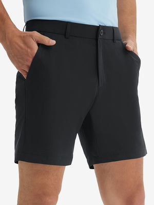 Stretch Soft Flat Front Dress Golf Shorts