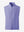 Water-resistant fleece golf vests in lavender, front 3D view highlighting clean structure and fabric