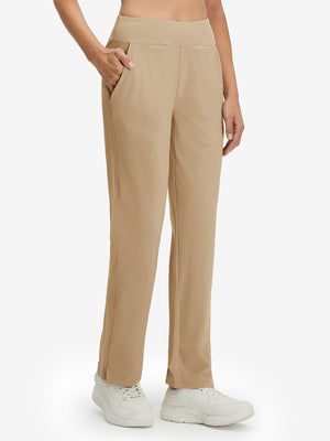 Pantalones de golf ligeros de talle alto para mujer