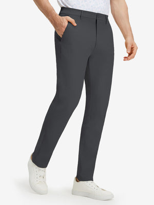 Stretch Cotton Golf Trousers with 5 Pockets