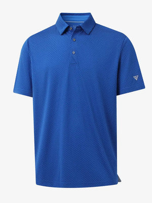 COBALT Your Favorite Jacquard Polo 3D product render