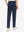 Boys Stretch Fleece Lined Casual Golf Pants in navy, back lower body view showing fit