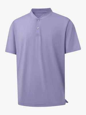 3D rendering of Everyday Collarless Jersey Shirt in LAVENDER.