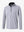 3D rendering of the Pinstripe Quarter Zip Pullover showcasing structure and design – GREY MELANGE