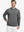 Model front upper body, one hand in pocket, wearing texture solid hoodies pullover, grey heather.