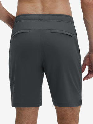 Breathable Running Shorts with 4 Zipper Pockets