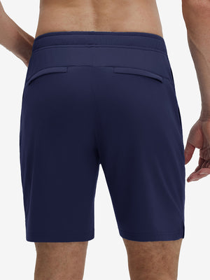 Breathable Running Shorts with 4 Zipper Pockets