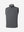 3d view of garment in black melange lightweight sleeveless quarter zip golf vest