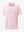 Front 3D view of trendy boys stripe polo shirts, clean structure and modern light pink stripe look