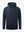 3D front view of the dry fit stretchy sweatshirts hoodie in navy, sleek and flexible design.
