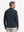 Solid Cotton Blend Collared Long Sleeve Polo