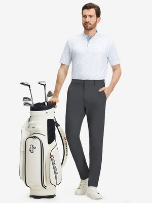 Stretch Cotton Golf Trousers with 5 Pockets