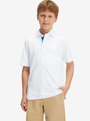 Polos deportivos de niño de secado rápido (tejido liso)