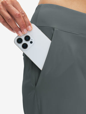 Pantalones de golf ligeros de talle alto para mujer