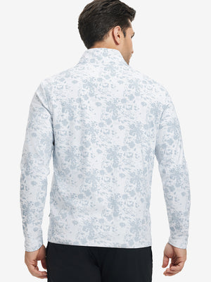 Full Print Lightweight Quarter Zip Pullover