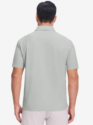 Polos de golf con cuello y textura de gofre Dry Fit