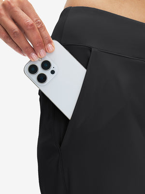 Pantalones de golf ligeros de talle alto para mujer