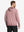 Back view of the Athletic Golf Hoodie in Pink Heather, model turns head slightly for a casual look.