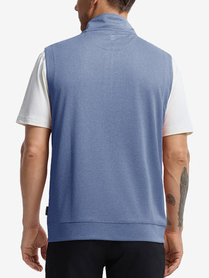 Lightweight Sleeveless Quarter Zip Golf Vest