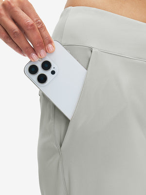 Pantalones de golf ligeros de talle alto para mujer