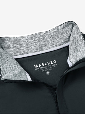 Stretch Solid Fleece Quarter-Zip Vest