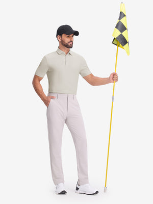 Polos de golf con cuello y textura de gofre Dry Fit