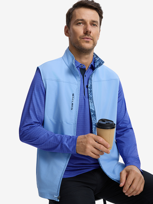 Lightweight Print Long Sleeve Polo
