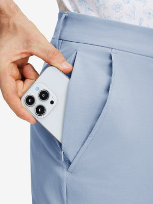 Stretch Cotton Golf Trousers with 5 Pockets