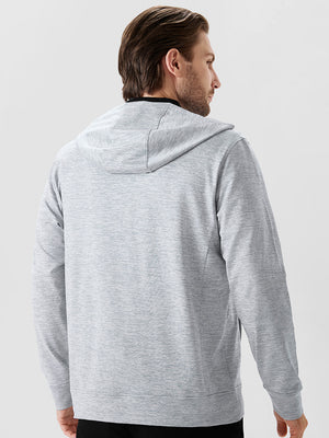 Texture Fleece Lined Golf Hooded Jacket