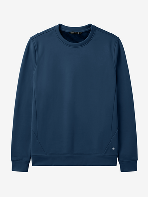 Ultra-Comfort Velour Lining Crew-Neck Sweatshirts