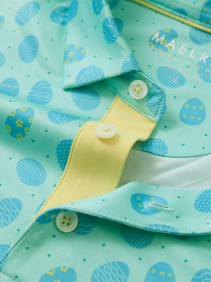 Youth Print Stretch Lightweight Polo Shirts