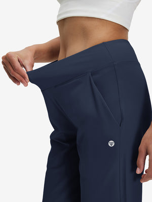 Pantalones de golf ligeros de talle alto para mujer