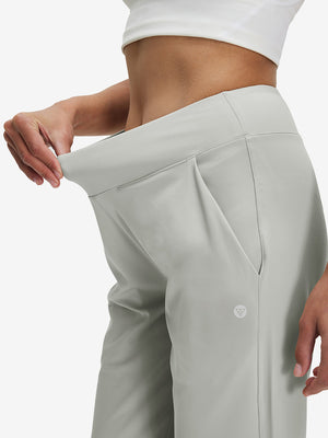 Pantalones de golf ligeros de talle alto para mujer