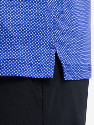 Lightweight Print Long Sleeve Polo
