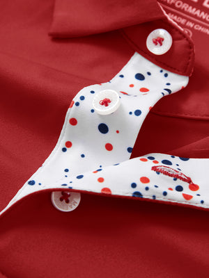 Polos deportivos de niño de secado rápido (tejido liso)