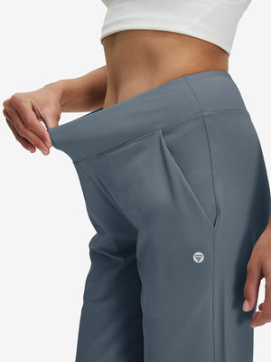 Pantalones de golf ligeros de talle alto para mujer