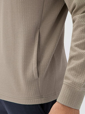 Texture Pullover Hoodie with Pockets