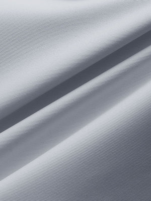 Close-up of glacier grey water resistant golf shorts fabric texture.
